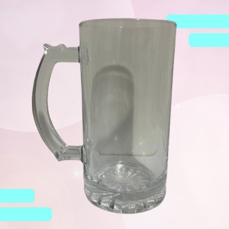 Caneca de Chopp Vidro Transparente