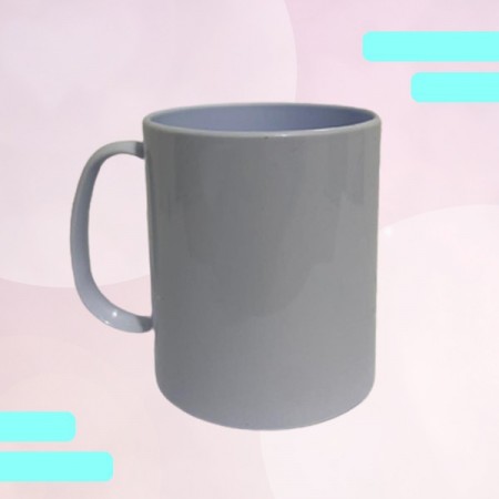 Caneca de polímero branca